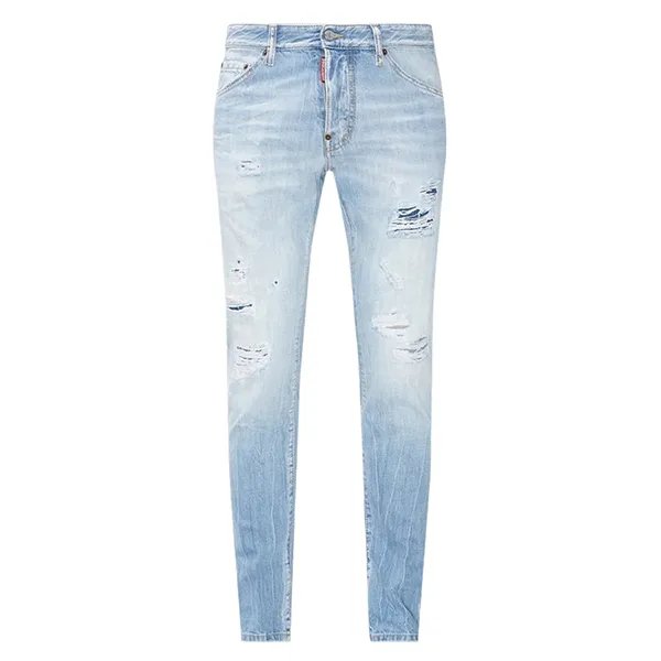 Quần Jean Nam Dsquared2 Light Blue LA Wash Cool Guy Fit S71LB1038 S30309 Màu Xanh Nhạt - Thời trang - Vua Hàng Hiệu