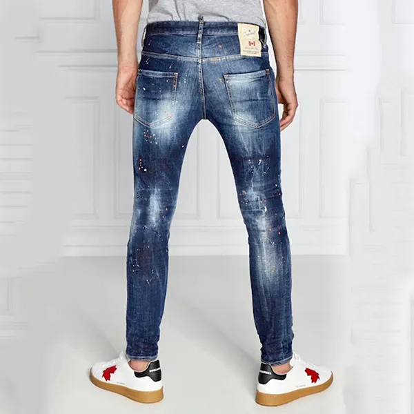 Quần Jean Nam Dsquared2 Skater S74LB1158 Màu Xanh Size 44 - Thời trang - Vua Hàng Hiệu