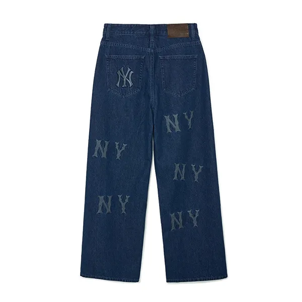 Quần Jean Nữ MLB Multi Mega Logo New York Yankees 3FDPB0534-50INS Màu Xanh Navy Size S - Thời trang - Vua Hàng Hiệu