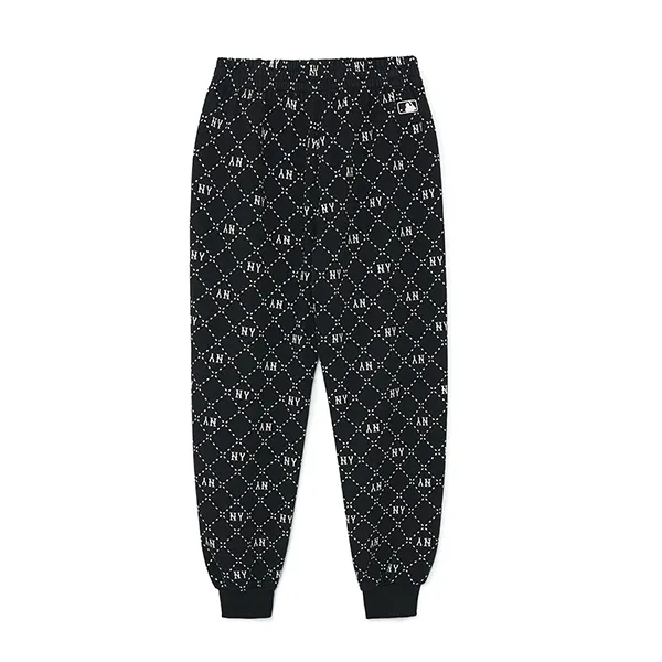 Quần Jogger MLB Jacquard Monogram New York Yankees 3APTM0134-50BKS Màu Đen - Thời trang - Vua Hàng Hiệu