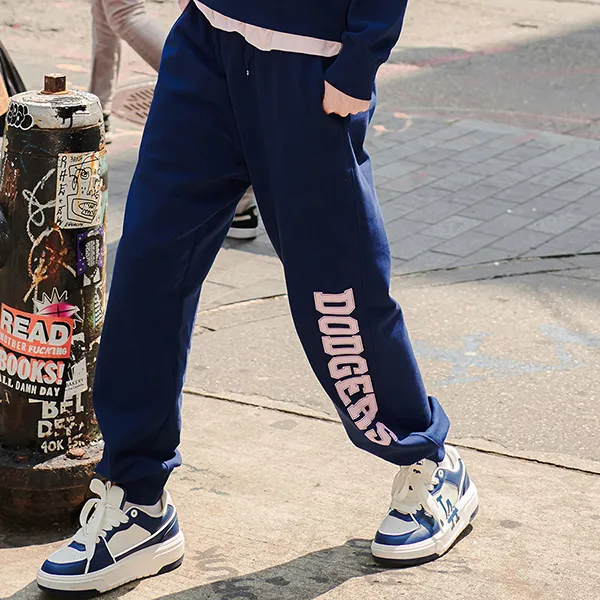 Quần Jogger MLB Varsity Logo LA Dodgers 3APTV0134-07NYS Màu Xanh Navy - Thời trang - Vua Hàng Hiệu