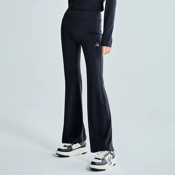 Quần Legging Nữ MLB Basic Athleisure Small Logo Boot-Cut Leggings New York Yankees 3FLGB0334-50BKS Màu Đen - Thời trang - Vua Hàng Hiệu