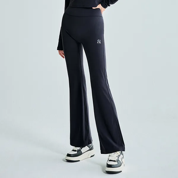 Quần Legging Nữ MLB Basic Athleisure Small Logo Boot-Cut Leggings New York Yankees 3FLGB0334-50BKS Màu Đen - Thời trang - Vua Hàng Hiệu