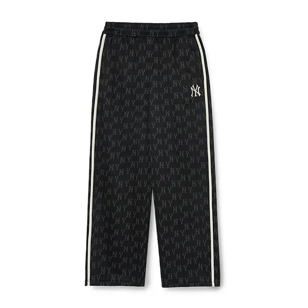 Quần Ống Rộng MLB Athleisure Classic Monogram Jacquard Jersey New York Yankees 3APTM0334-50BKS Màu Đen - Thời trang - Vua Hàng Hiệu