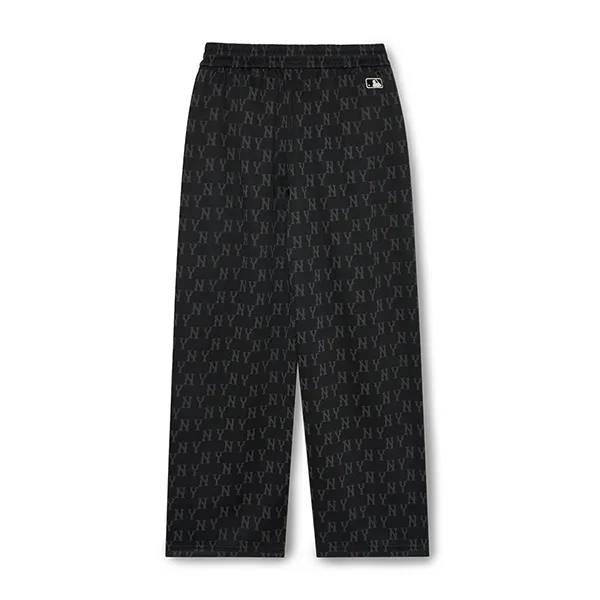 Quần Ống Rộng MLB Athleisure Classic Monogram Jacquard Jersey New York Yankees 3APTM0334-50BKS Màu Đen - Thời trang - Vua Hàng Hiệu
