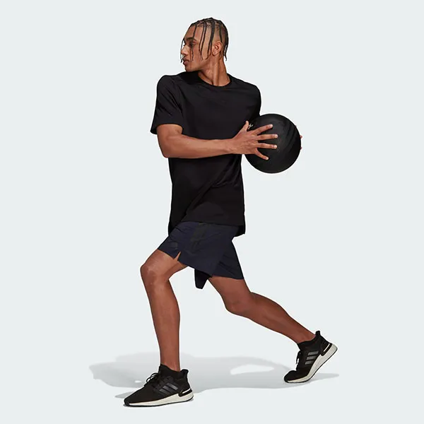 Quần Short Nam Adidas Short Tranning HD3543 Màu Xanh Đen Size XS 7in