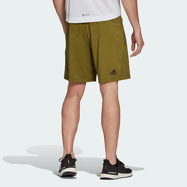 Quần Short Nam Adidas Ti 3Bar Sho HK9540 Màu Xanh Green Size XS 7in