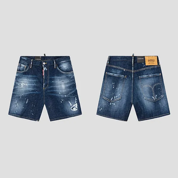 Quần Short Nam Dsquared2 Blue Commando S74MU0772 S30342 470 Màu Xanh