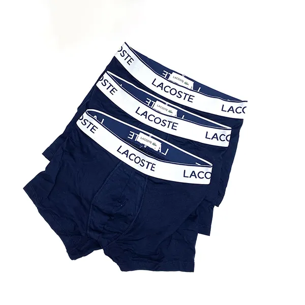 Set 3 Quần Lót Nam Lacoste Boxer 5H8621 00 166 Màu Xanh Đen Size S - Thời trang - Vua Hàng Hiệu