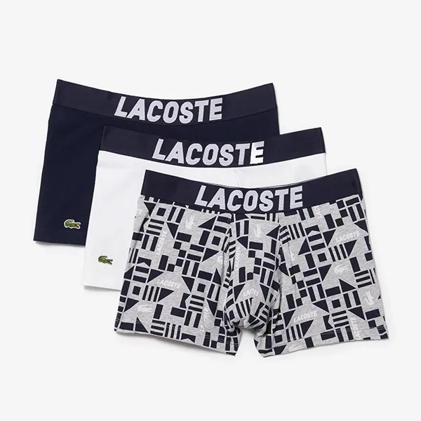 Set 3 Quần Lót Nam Lacoste Men's Underwear 5H9956 00 5KC Nhiều Màu Size XS - Thời trang - Vua Hàng Hiệu