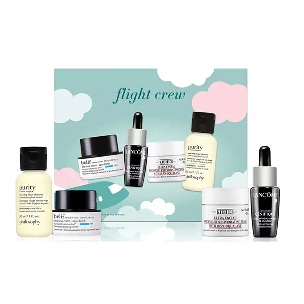 Set Chăm Sóc Da Kiehl's Flight Crew Travel Set 4 Món - Mỹ phẩm - Vua Hàng Hiệu