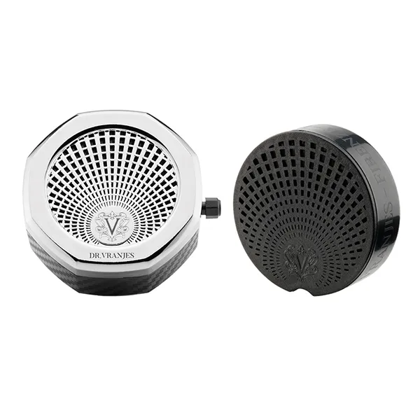 Set Nước Hoa Ô Tô Dr. Vranjes Firenze Case Chrome Và Lõi Rosa Tabacco - Nước hoa - Vua Hàng Hiệu