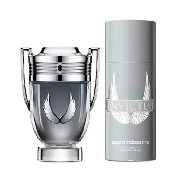 Set Nước Hoa Nam Paco Rabanne Invictus Platinum 2 Món (EDP 100ml, Deodorant Spray 150ml)