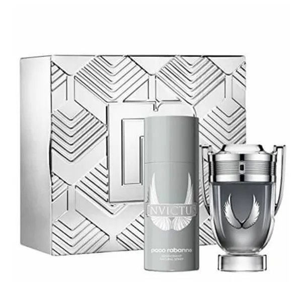 Set Nước Hoa Nam Paco Rabanne Invictus Platinum 2 Món (EDP 100ml, Deodorant Spray 150ml)