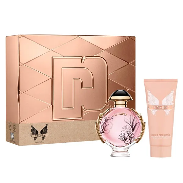 Set Nước Hoa Nữ Paco Rabanne Olympea Blossom 2 Món (EDP 80ml, Body Lotion 100ml) - Nước hoa - Vua Hàng Hiệu