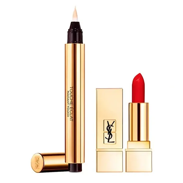 Set Son Môi + Che Khuyết Điểm Yves Saint Laurent YSL Touche Eclat Set 2 Món - Trang điểm - Vua Hàng Hiệu
