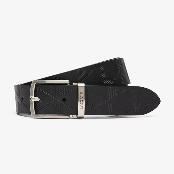 Set Thắt Lưng Nam Lacoste Men's Belt And 2 Buckles RC4081 001 Màu Đen Size 100 - Thắt lưng - Vua Hàng Hiệu