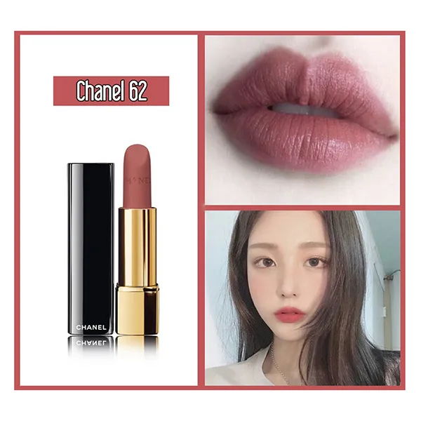 Son Chanel 62 Libre Màu Hồng Đất