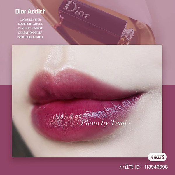 Son Dior Addict 980 Dior Tarot Màu Tím Violet - 4