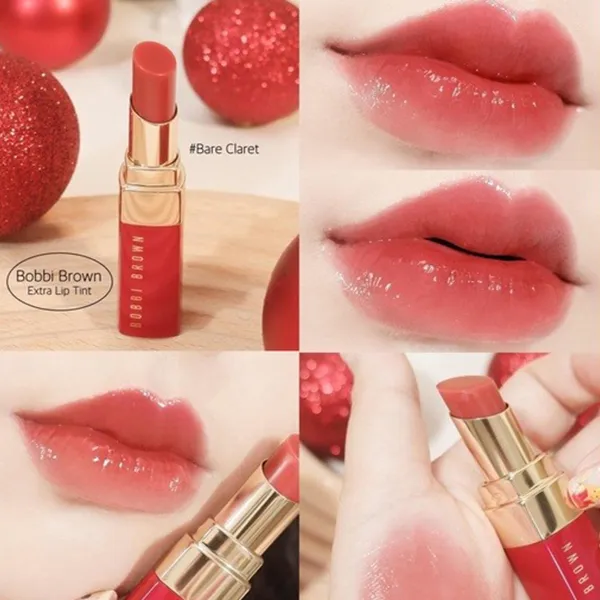 Son Dưỡng Bobbi Brown Extra Lip Tint Bare Claret Màu Đỏ Đất - Son Môi - Vua Hàng Hiệu