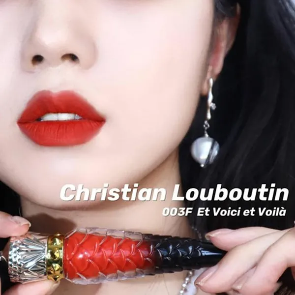 Son Kem Christian Louboutin Et Voicietvoila 003F Màu Đỏ Cam