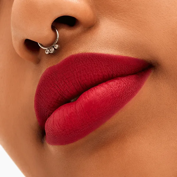 Son MAC Locked Kiss 24HR Lipstick 88 Ruby True Màu Đỏ Lạnh - Son Môi - Vua Hàng Hiệu