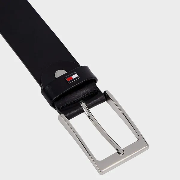 Thắt Lưng Nam Tommy Hilfiger Leather Belt AM0AM10846_NERO_BDS Màu Đen Size 90 - Thắt lưng - Vua Hàng Hiệu