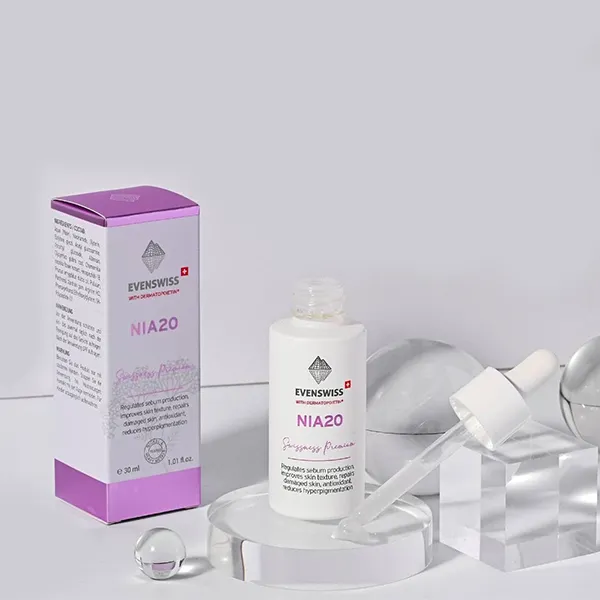 Tinh Chất Hỗ Trợ Ngăn Ngừa Lão Hóa, Điều Tiết Bạ Nhờn Evenswiss NIA20 Serum 30ml