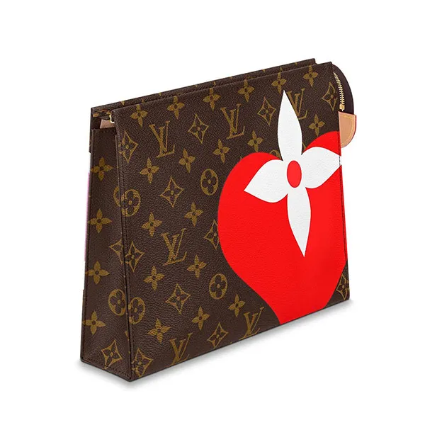 Túi Cầm Tay Louis Vuitton LV Pochette Mono Game On Clutch Màu Nâu - Túi xách - Vua Hàng Hiệu