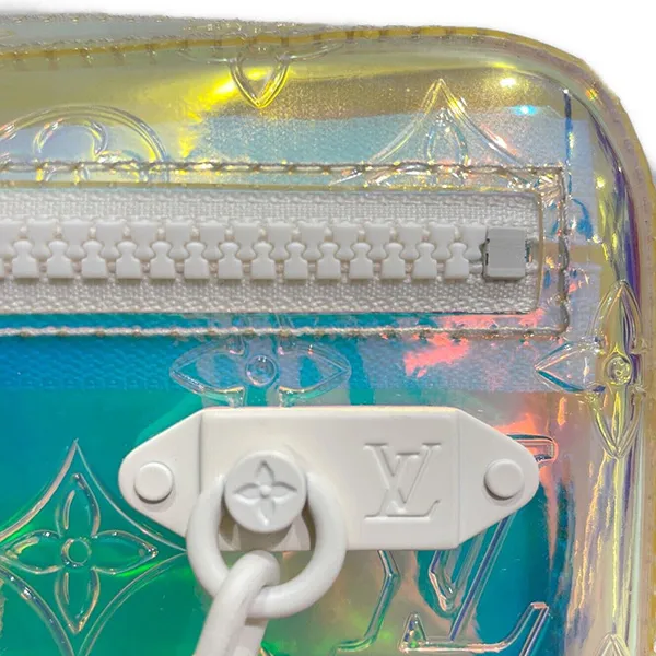 Túi Cầm Tay Louis Vuitton LV Virgil Pochette Volga Handbag Clutch M55261 Prism Monogram Phối Màu