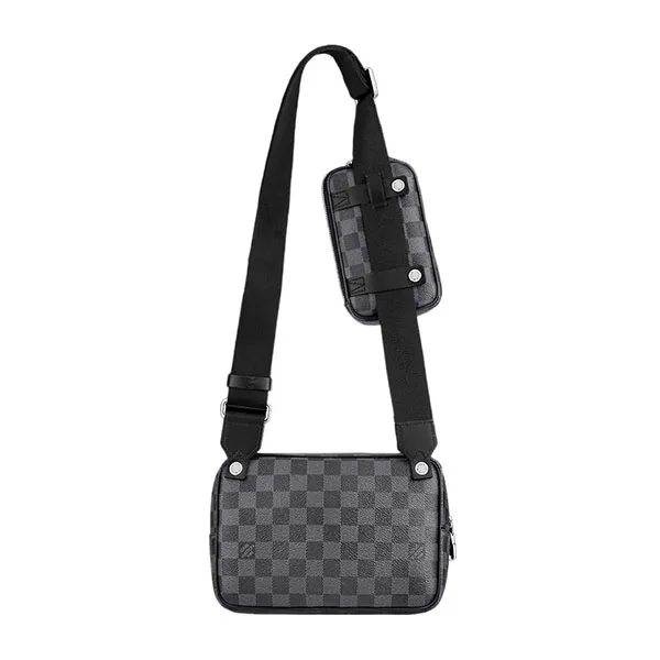 Túi Đeo Chéo Louis Vuitton LV Scott Messenger Damier Màu Đen - Túi xách - Vua Hàng Hiệu