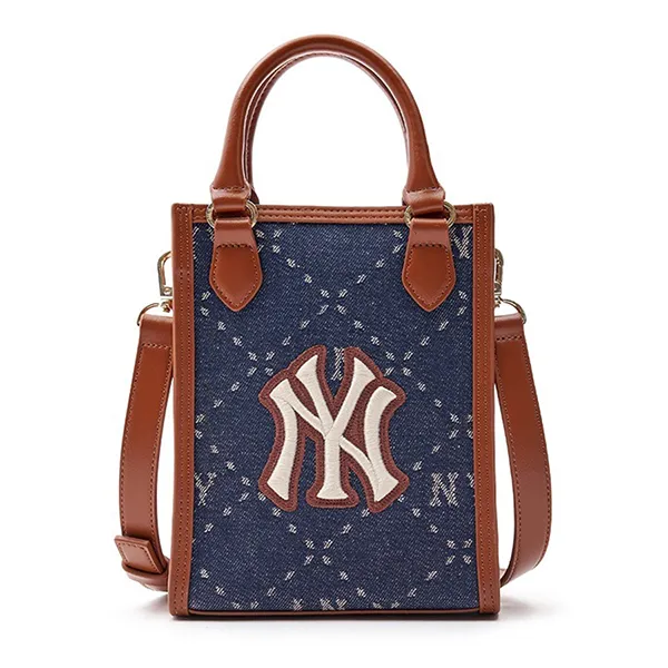 Túi Đeo Chéo MLB Classic Monogram Jacquard New York Yankees Bag 7ACRMD93N-50NYS Màu Xanh Navy