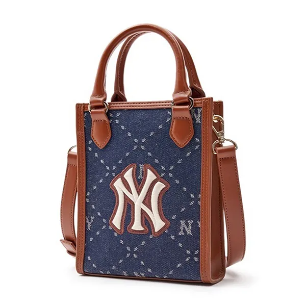 Túi Đeo Chéo MLB Classic Monogram Jacquard New York Yankees Bag 7ACRMD93N-50NYS Màu Xanh Navy
