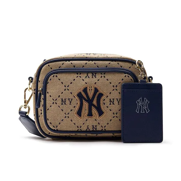 Túi Đeo Chéo MLB Monogram JQD New York Yankees 7ACRMD73N - 50BGS Màu Be - Túi xách - Vua Hàng Hiệu