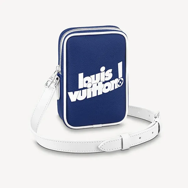 Túi Đeo Chéo Nam Louis Vuitton LV Everyday Danube M45893 Màu Trắng Xanh - Túi xách - Vua Hàng Hiệu