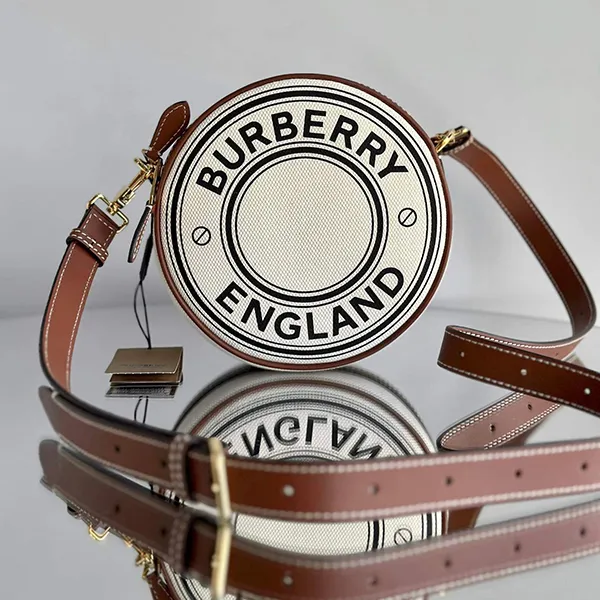 Túi Đeo Chéo Nữ Burberry Mini Louise Logo Print Crossbody Bag 8027602 Màu Trắng Kem - Túi xách - Vua Hàng Hiệu