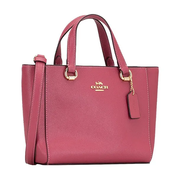 Túi Đeo Chéo Nữ Coach Alice Satchel Leather Crossbody CA224 Màu Hồng