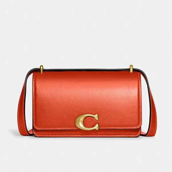 Túi Đeo Chéo Nữ Coach Bandit Crossbody CD724 B4B4D Orange Màu Cam