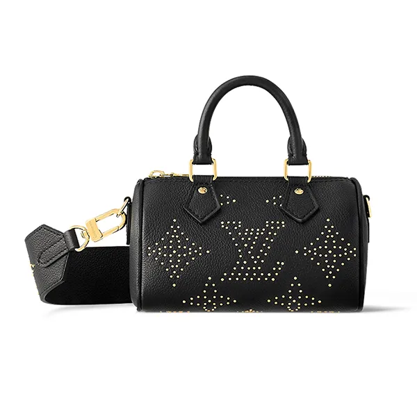 Túi Đeo Chéo Nữ Louis Vuitton LV Nano Speedy M46745 Màu Đen