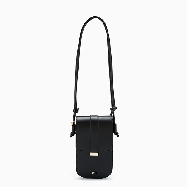 Túi Đeo Chéo Nữ Lyn Augusta Mobile Sling Wallets On Chain Black LL23FWF067 Màu Đen