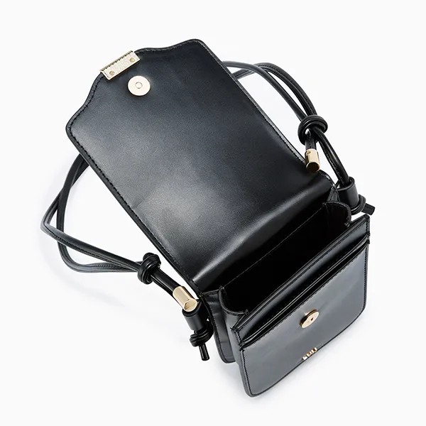 Túi Đeo Chéo Nữ Lyn Augusta Mobile Sling Wallets On Chain Black LL23FWF067 Màu Đen