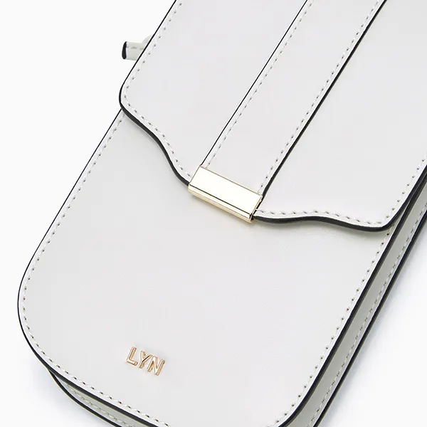 Túi Đeo Chéo Nữ Lyn Augusta Mobile Sling Wallets On Chain White LL23FWF067 Màu Trắng