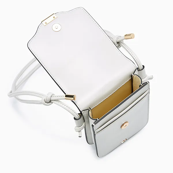 Túi Đeo Chéo Nữ Lyn Augusta Mobile Sling Wallets On Chain White LL23FWF067 Màu Trắng