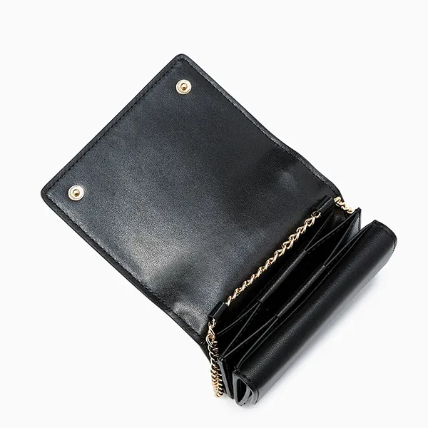 Túi Đeo Chéo Nữ Lyn Cheri Card Pocket Wallets Black LL23FWS105 Màu Đen
