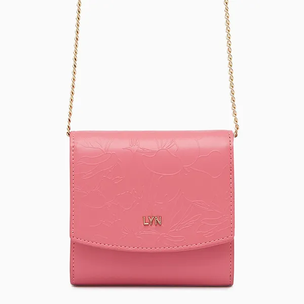 Túi Đeo Chéo Nữ Lyn Gale Wallets On Chain LL23WWF003 Pink Màu Hồng - Túi xách - Vua Hàng Hiệu