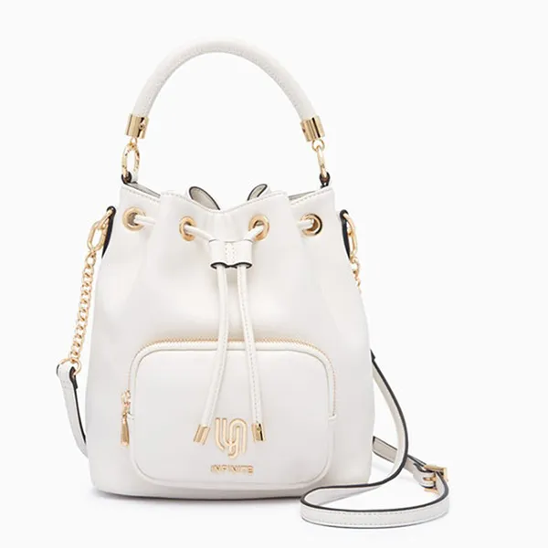 Túi Đeo Chéo Nữ Lyn Infinite Bena Backpacks White LL23MBF073 Màu Trắng