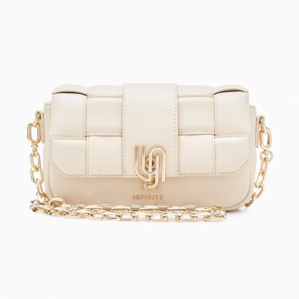 Túi Đeo Chéo Nữ Lyn Infinite Gypsy Crossbody Bags Beige LL23MBF081 Màu Be