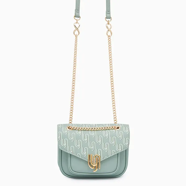 Túi Đeo Chéo Nữ Lyn Infinite Pillow Shoulder Bags Green LL23MBF074 Màu Xanh
