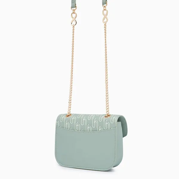 Túi Đeo Chéo Nữ Lyn Infinite Pillow Shoulder Bags Green LL23MBF074 Màu Xanh