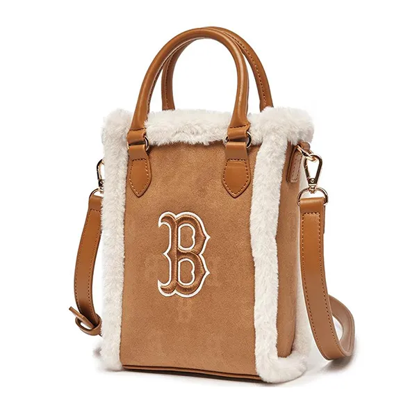 Túi Đeo Chéo Trẻ Em MLB Monogram Mustang Cross Bag Boston 7ACRM0436-43CAS Màu Nâu